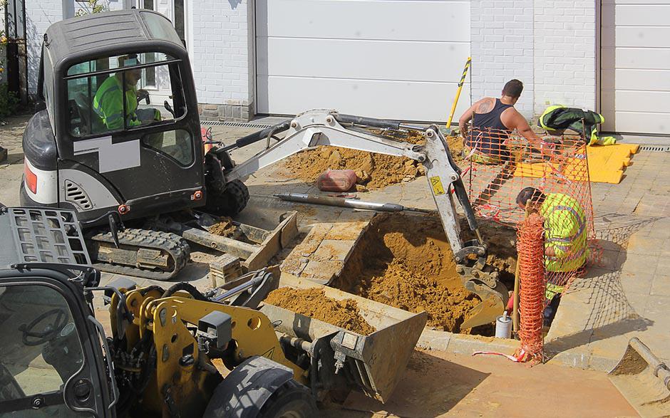 assainissement canalisation Saint-Vrain